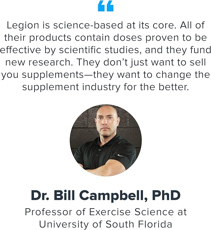 LEGION- All Natural Nitric Oxide Preworkout Drink to Boost Energy, Creatine Free, Naturally Sweetened, Beta Alanine, Citrulline, Alpha GPC (Cherry Limeade)