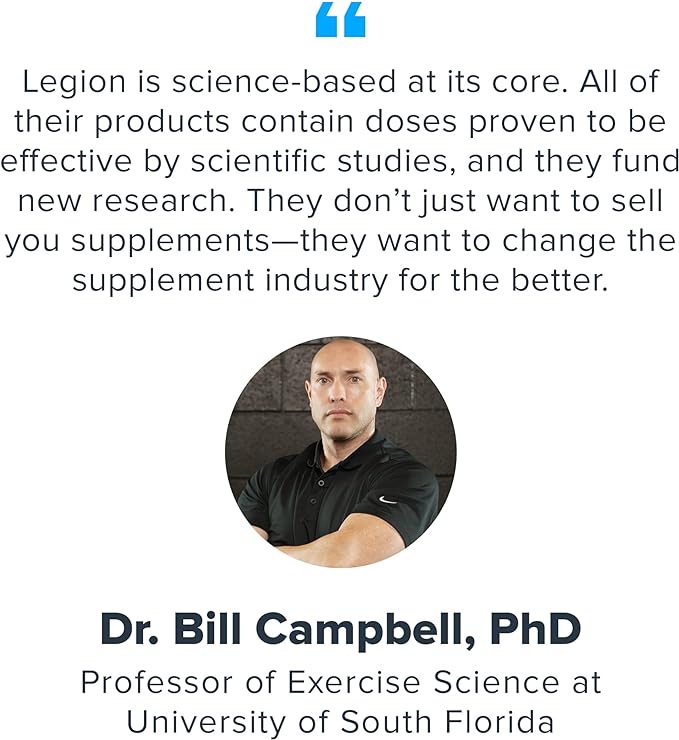 LEGION- All Natural Nitric Oxide Preworkout Drink to Boost Energy, Creatine Free, Naturally Sweetened, Beta Alanine, Citrulline, Alpha GPC (Blood Orange)
