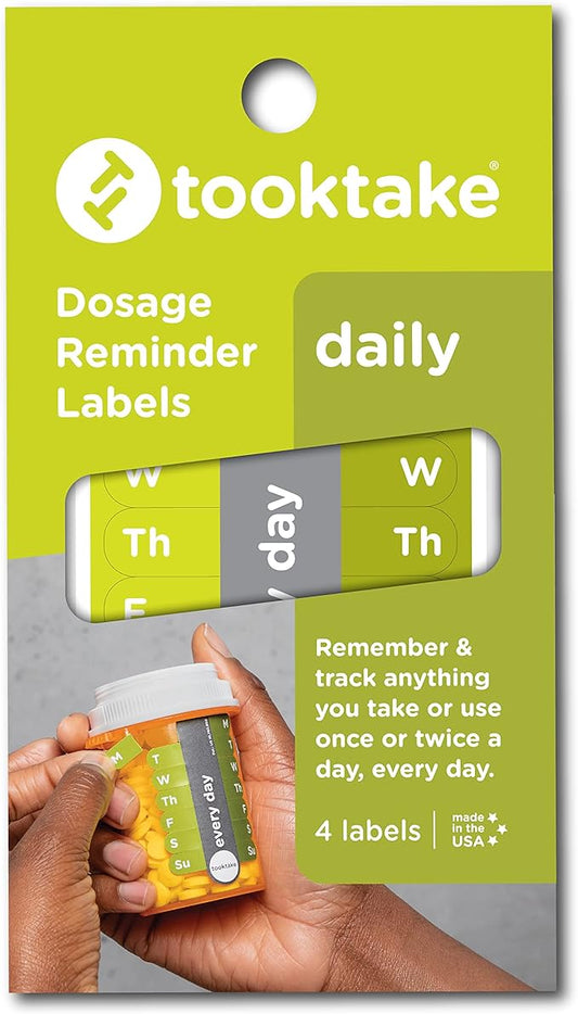 Daily Tracking Stickers for Vitamins & Medication in Any Form,Vitamin Organizer,Easy Pill Tracker,Daily Pill Organizer,Medicine Organizer,Weekly Pill Box,7 Day Week, AM/PM,Day & Night