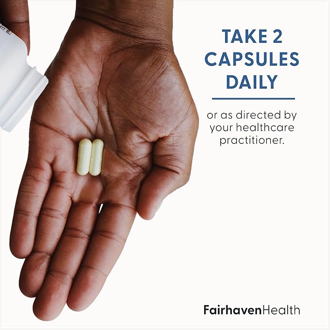 Fairhaven Health MotilityBoost for Men | Prenatal Male Fertility Supplement for Motility Strength | Pre-Conception for Him Includes L-Carnitine, Vitamin B12, B6, CoQ10 and Quercetin | 60 Capsules
