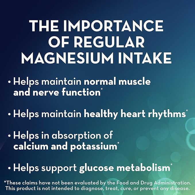 Mag-Ox 400 Magnesium Mineral Dietary Supplement Tablets, 483 mg Magnesium Oxide, 60 Count