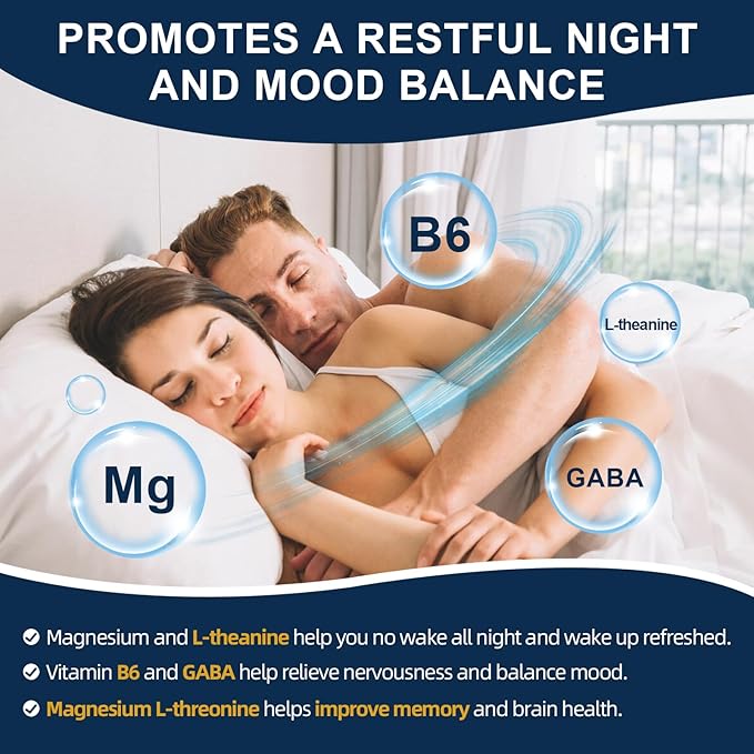 Magnesium Powder Supplement with Glycinate, Citrate, Malate, Magnesium Complex with L-Theanine & Vitamin B6 for Muscle, Heart & Brain, Vegan, Non GMO, 10.58 oz (100 Servings), Lemon Orange Flavor