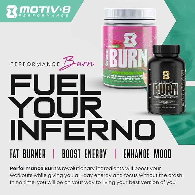 Motiv-8 Pre-Workout Peformance, Sugar Free Pre-Workout, Boost Energy and Focus, Improve Workouts, Enhances Mood (30 Servings, Mixed Berries)