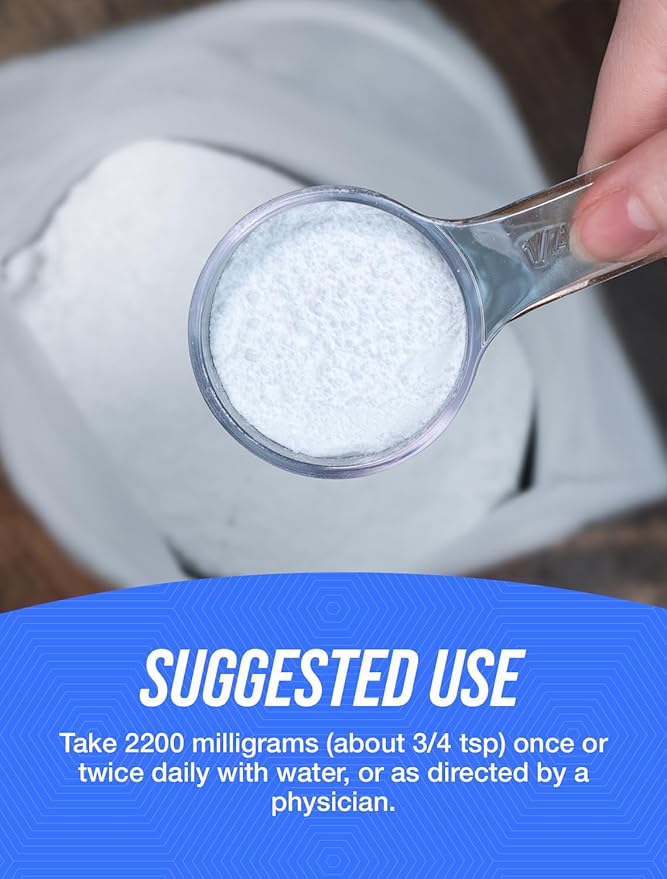 BulkSupplements.com Magnesium Glycinate Powder - Magnesium Bisglycinate, Magnesium Supplement, Magnesium Glycinate 400mg - Gluten Free - 2200mg per Serving, 500g (1.1 lbs) (Pack of 1)