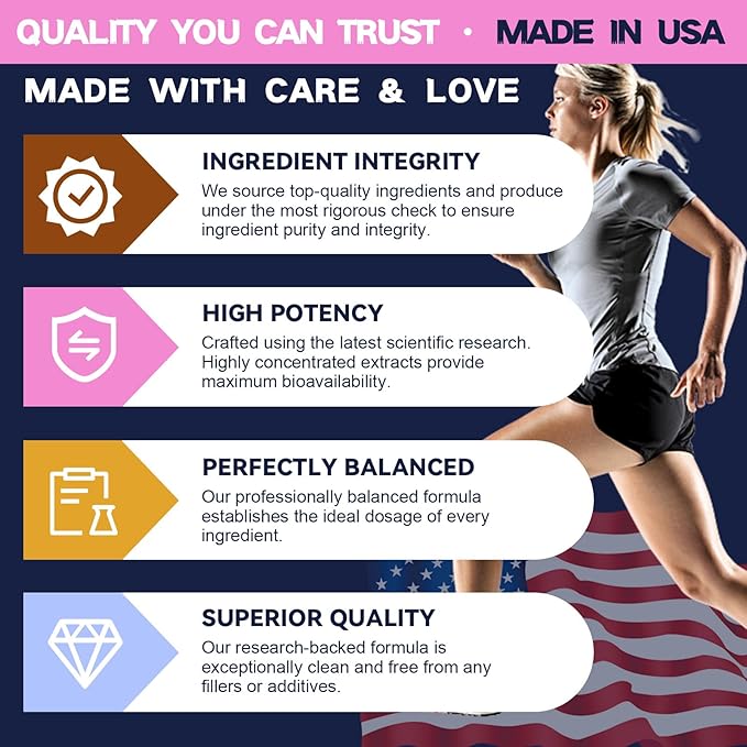 Inositol Supplement for Women with Vitamin D3, Folate, 40:1 Ratio Myo-Inositol 3000mg & D-Chiro Inositol 75mg Complex, (Vitamin B8) Inositol Capsules, 180 Capsules, 60 Servings