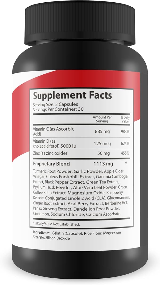 Super Colon Cleanse Herbal Vitamin Detox - Herbal Cleanse, Detox, & Immune Support - Promote Healthy Digestion & Constipation Relief with Psyllium & Magnesium Oxide - Help Reduce Stomach Bloating