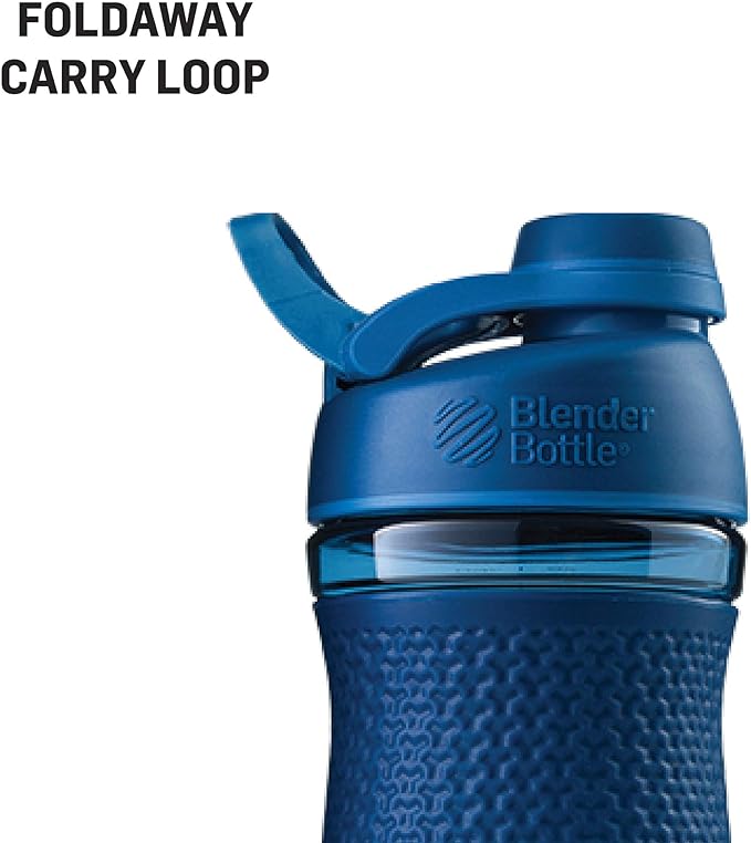 BlenderBottle SportMixer Shaker Bottle Perfect for Protein Shakes and Pre Workout, 20-Ounce, Rose