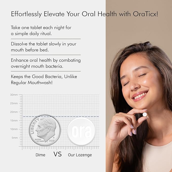 Teeth & Gums Dental Probiotic, Naturally Supports Oral Health and Immunity, Oral robiotics Supplement 8 Billion CFU, Grape Flavor, 30 Lozenges 2-Pack