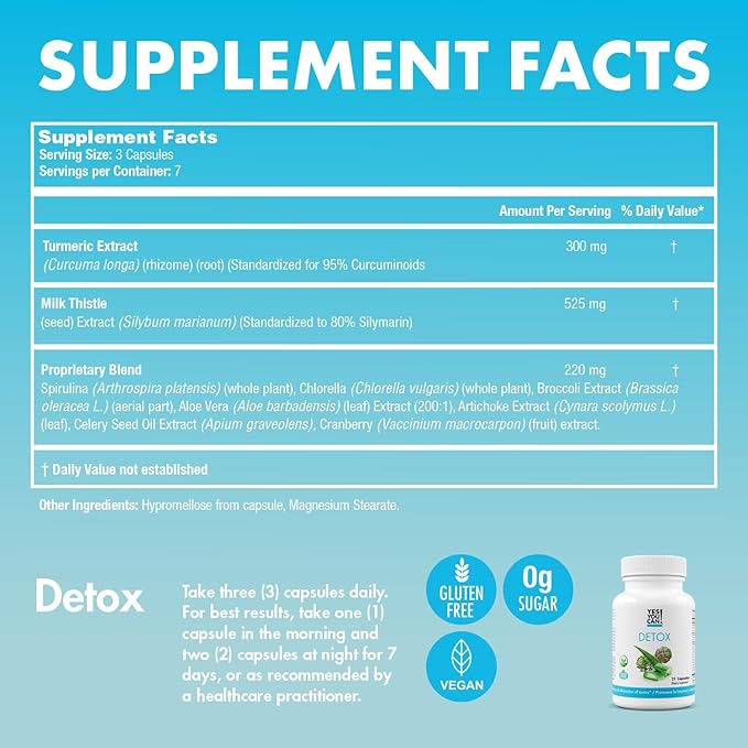 Yes You Can! Detox Plus Kit, Daily Cleanse Pure Fiber Meal Replacement, Drink Mix, Shake Booster & Supplement, Body Cleanse Kit for Women, Daily System Cleanse - Vanilla, Aloe Vera Peach Lemonade