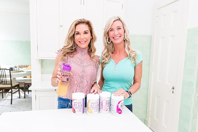 BCAA Powder Preworkout for Women - Naturally Sweetened with Stevia, Erythritol, & Monk Fruit + Delicious Recipe Guide PDF | 40 Servings (Fruit Punch)