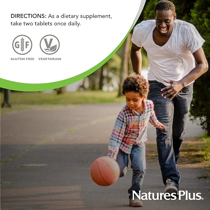 NaturesPlus Cal/Mag - 500 mg Calcium, 250 mg Magnesium, 180 Vegetarian Capsules - Gluten-Free - 90 Servings