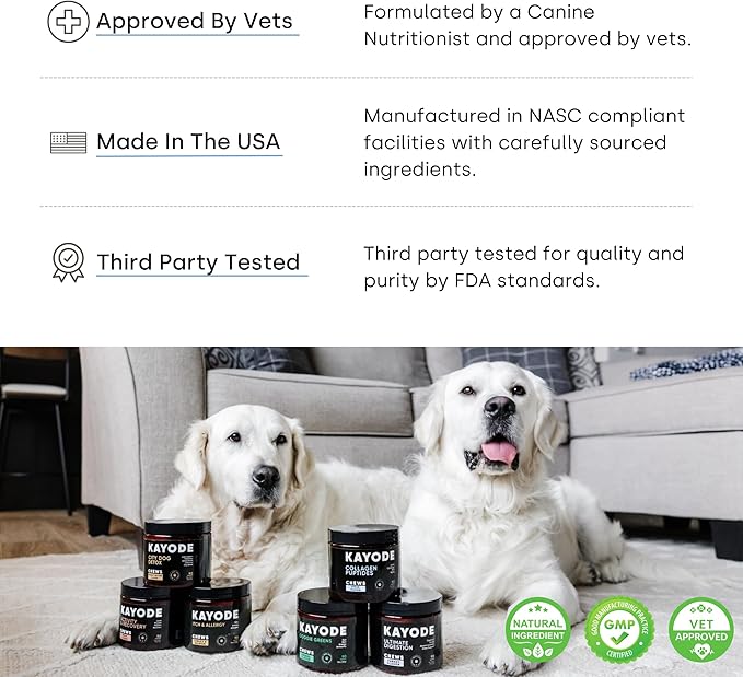 Collagen Puptides - Collagen for Dogs | Premium Dog Joint Support | Great for Senior & Adult Dogs. Premium Bovine, Marine Collagen, Omega 3s. Tasty Steak Collagen Chews for Dogs