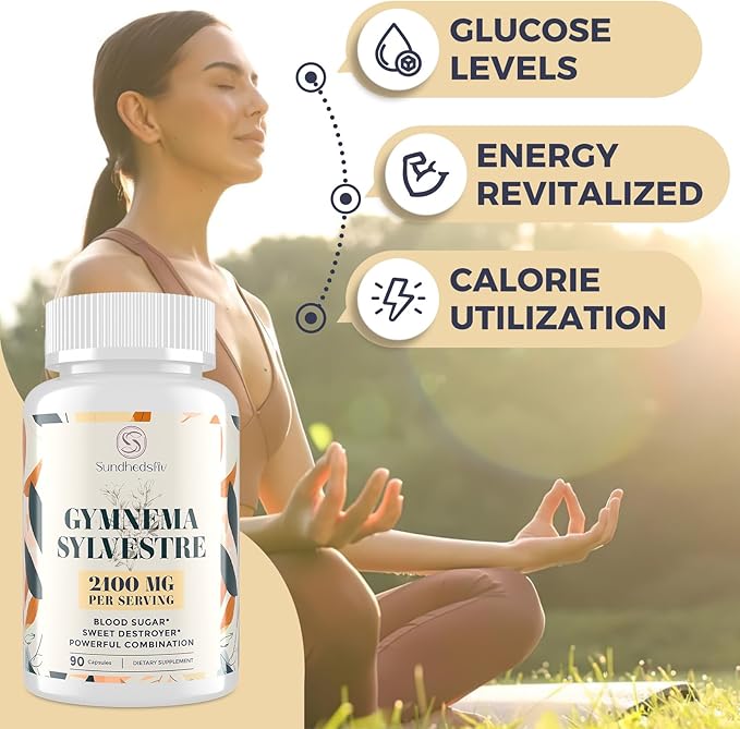 16 in 1 Blxxd Sugr Effective Gymnema Sylvestre Supplement 2100MG | with Berberine, Cinnamon, Bitter Melon | Vitamins, Magnesium & Chromium | Non GMO | 90 Vegan Capsules