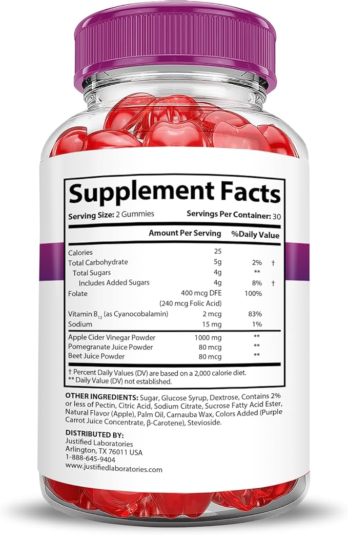 (5 Pack) Fast Ripped Keto ACV Gummies Advanced Formula 1000MG Fast Ripped Keto Gummies Apple Cider Vinegar Formulated with Pomegranate Beet Juice Powder B12 Vegan Non GMO 300 Gummys