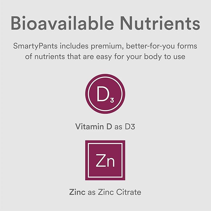 SmartyPants Kids Mineral Chews: Magnesium Citrate & Calcium Supplement with Vitamin D3, Vitamin C, Vitamin K2, Zinc & Selenium for Immune Support, 60 Count (30 Day Supply)
