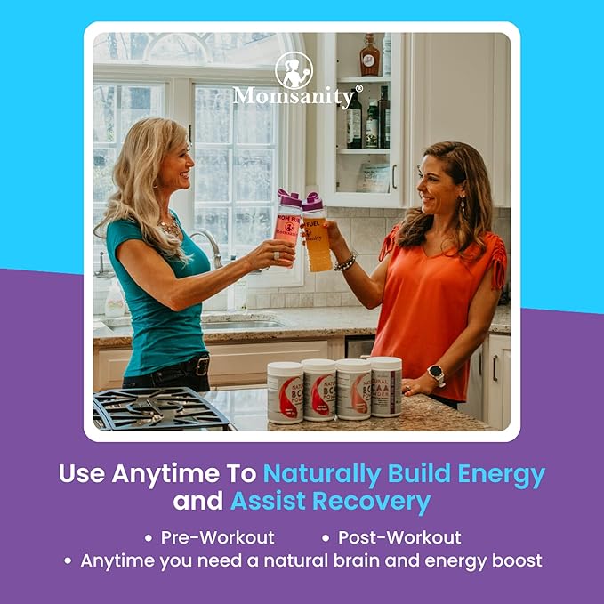 BCAA Powder Preworkout for Women - Naturally Sweetened with Stevia, Erythritol, & Monk Fruit + Delicious Recipe Guide PDF | 40 Servings (Cherry Lime)