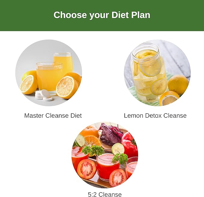 Family A Pack Master Cleanse Diet - 7 Day Cleanse Colon Cleanser & Detox Master Cleanse Lemon Cayenne Maple Detox Metabolism Booster & Detox Cleanse, 6 One Week Detox Kits