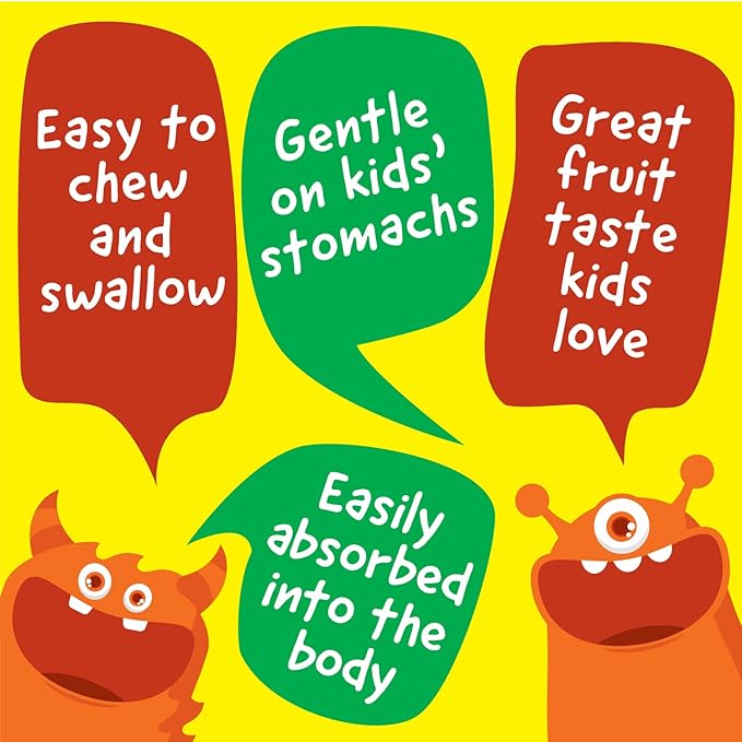 Kids Vitamin D 1000 IU Chewable Tablets - Tasty Natural Orange Flavor - Vegan, GMO-Free, Gluten Free, Nut Free Vitamins - Dietary Supplement for Immune Support - for Children - 120 Chewables