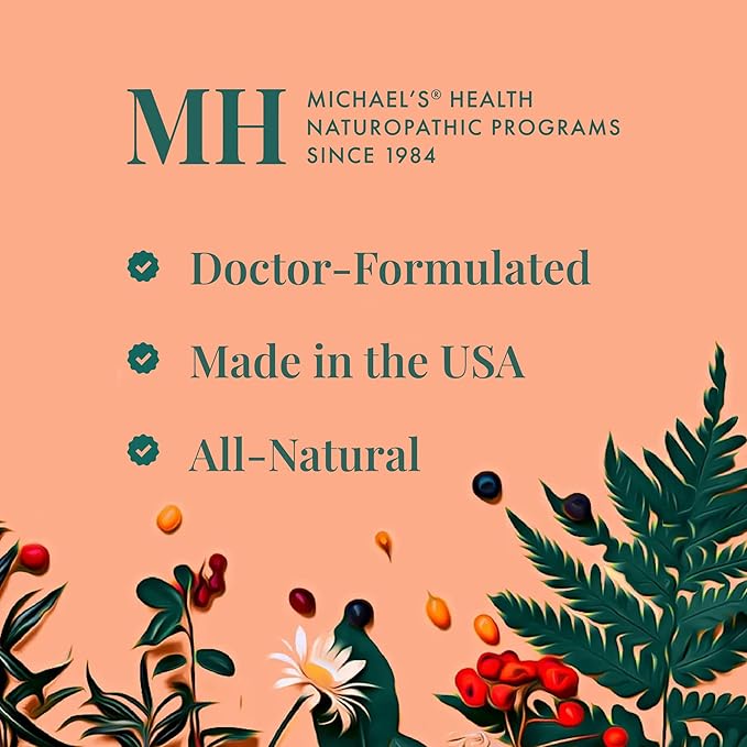 MICHAEL'S Health Naturopathic Programs Pre-Teen Girls - 60 Vegetarian Tablets - Daily Multivitamin for Healthy Growth & Development - Kosher - 30 Servings