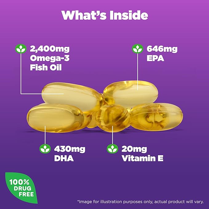 Natrol, Omega-3 Extreme Softgels, Heart Health Dietary Supplement, 60 Count