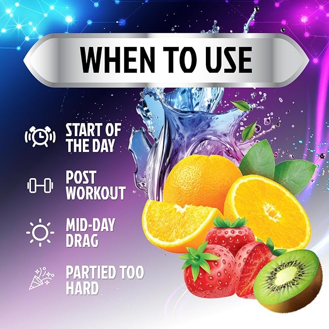 Hydration Replenisher Daily Electrolyte Drink Mix – Hydration Powder for Rapid Hydration with 6 Electrolytes & Minerals, Zero Sugar, Keto, Vegan, Non-GMO & Sugar-Free Electrolyte Powder - 60 Servings