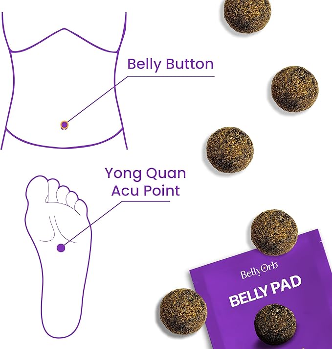 LURE Essentials Belly Orb – BellyOrb Sticker - Works for Men and Women with Wormwood, Clove, Cinnamon, Ginger 30 Pieces