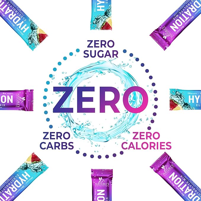 Electrolytes Powder Hydration Packets | Sugar Free Recovery Electrolyte Drink Mix Powder Replenisher in Convenient On the Go Hydration Packets | Non-GMO, Vegan, Keto, Strawberry Lemonade - 32 Servings