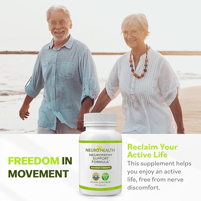 Nerve Support Formula for Neuropathy - Your Nerve Savior Supplement with B Vitamins and Alpha Lipoic Acid - Rapid Absorption for Nerve Discomfort Relief - 120 Capsules