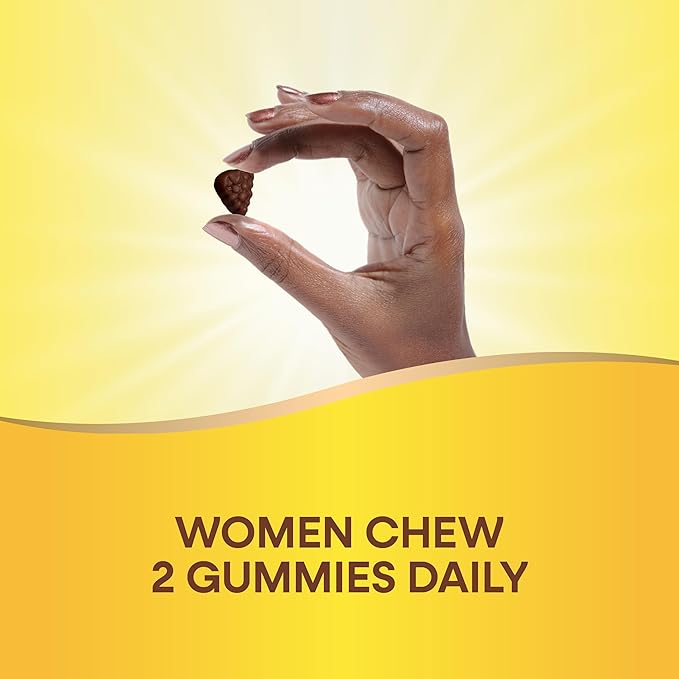 Nature's Way Alive! Women’s 50+ Daily Gummy Multivitamins, Supports Multiple Body Systems*, Supports Healthy Heart, Brain & Bones,* B-Vitamins, Mixed Berry Flavored, 150 Gummies(Packaging May Vary)