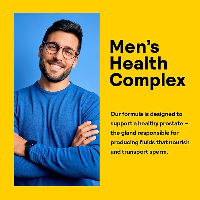 Nature's Life Prostate Maintain - Prostate Support Supplement for Men's Health - Saw Palmetto, Pygeum Herbal Complex and Zinc Supplements - 50 Servings, 100 Vegetarian Capsules