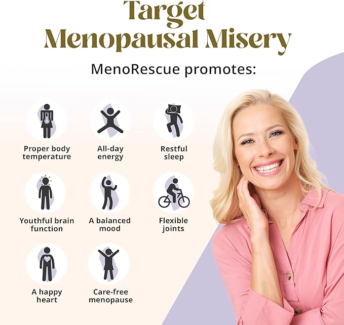 Menopause Supplements for Women - All Stage Meno Relief for Hot Flashes - Women's Hormone Support - Complete Menopause Relief - Menopause Support for Over 50 - Happy Natural Harmony Formula - 3 Pack