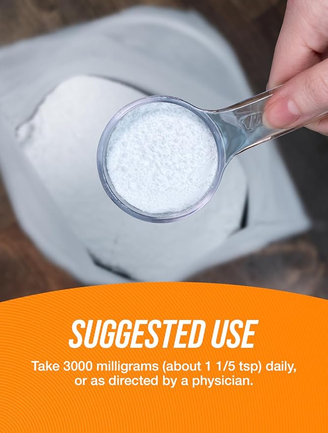 BulkSupplements.com Glycine Powder - L-Glycine Powder, Glycine Supplements, Glycine 3000mg - Glycine Amino Acid, Pure & Gluten Free - 3000mg per Serving, 100g (3.5 oz)