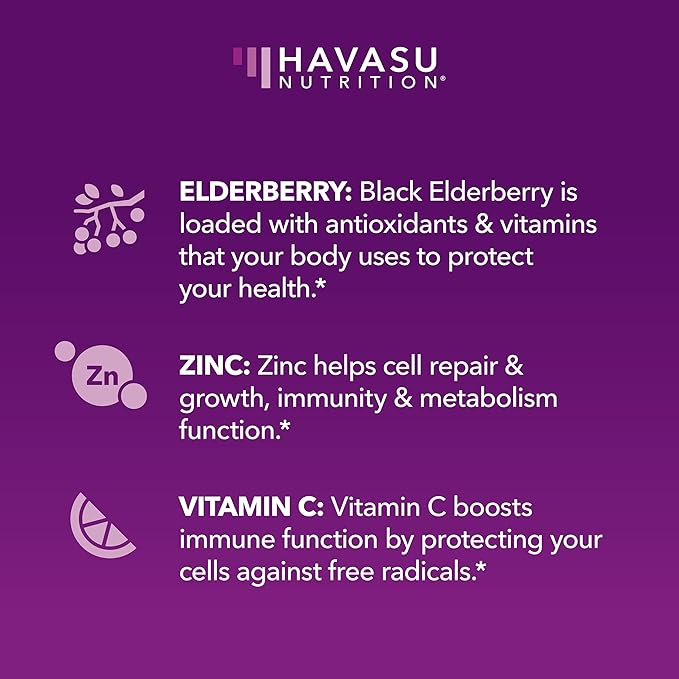 Sambucus Elderberry Gummies For Adults - Immune Support Gummies with Elderberry, Vitamin C and Zinc - Sambucus Elderberry Immune Support with Elderberry Extract - Berry-Flavored Gummies - Month Supply