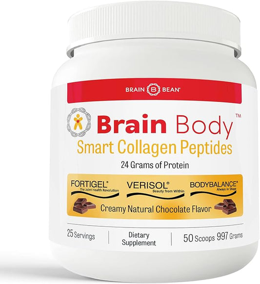 Brain Body Collagen Peptides Powder - Vital Proteins from Collagen Peptides Powder Supplement for Skin, Muscle, and Joints - Collagen Supplements for Women and Men - 25 Servings - 997 Grams