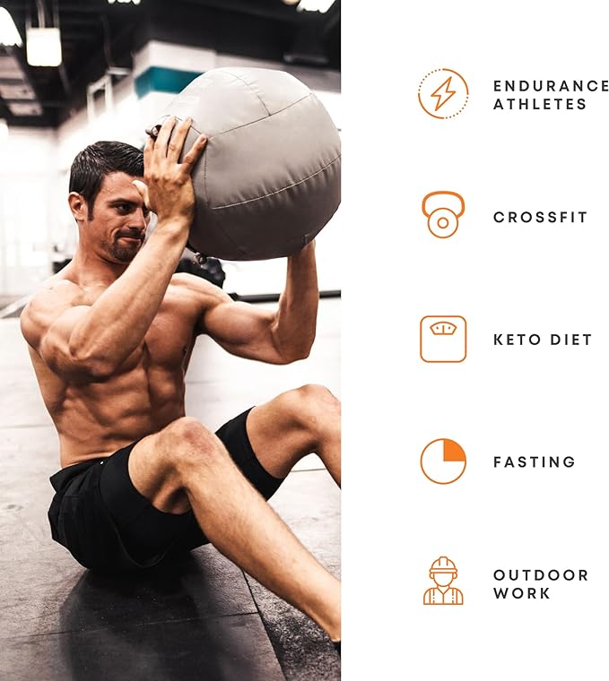 Keto S1000 Electrolyte Powder Packets | Keto and Paleo Friendly | No Sugar, No Calories, No Maltodextrin | Clean | 30 Unflavored Salt Hydration Stick Packs