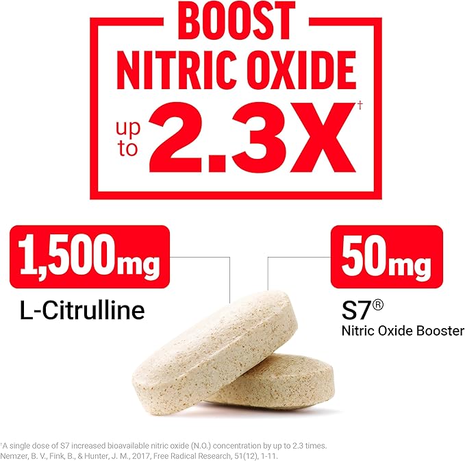 FORCE FACTOR Score! XXL, 3-Pack, Nitric Oxide Booster Supplement for Men with L-Citrulline, Black Maca, & Tribulus to Improve Athletic Performance, Increase Stamina, & Support Blood Flow, 90 Tablets