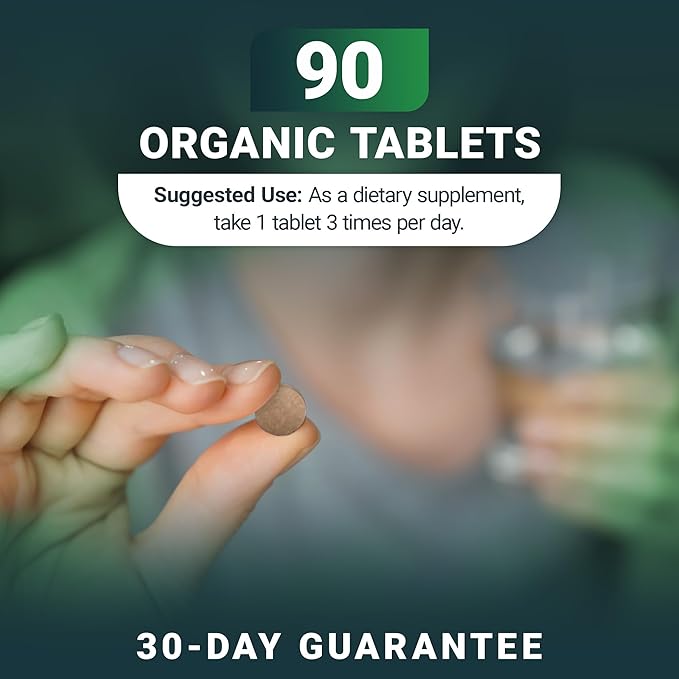 Dr. Berg's Greens Superfood Cruciferous Vegetable Tablets - Vegetable Supplements for Adults w/ 11 Phytonutrient Super Greens Tablets - Energy, Immune System & Liver Veggie Tablets - 90 Tablets