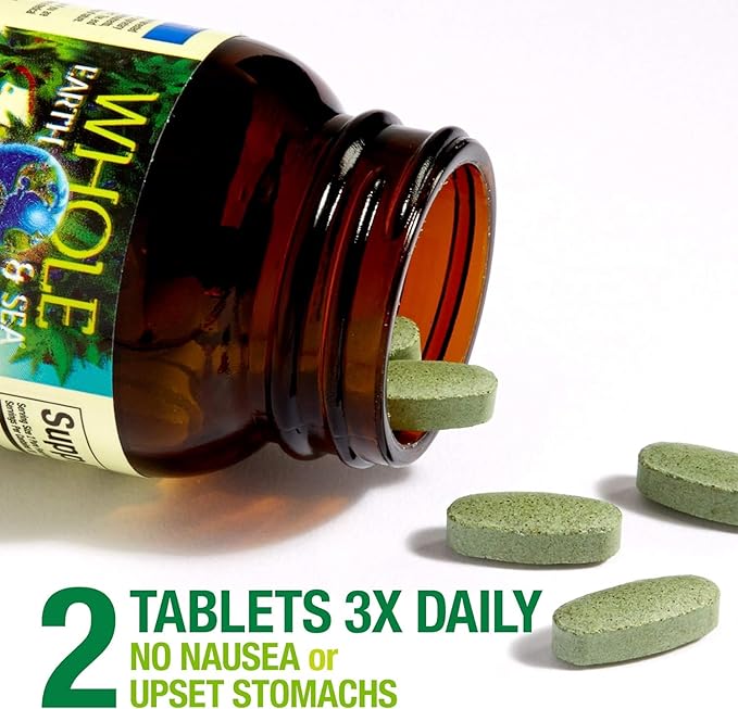 Whole Earth & Sea from Natural Factors, Bone Structure Multivitamin & Mineral, Whole Food Supplement, Vegan and Gluten Free, 60 Tablets (30 Servings)