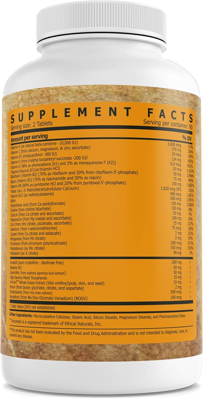 Beyond Health Multi-Vitamin 90 Day Supply - 180 Count - Overall Wellness Support