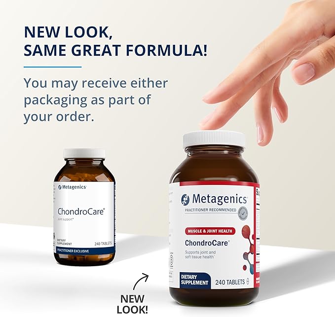 Metagenics ChondroCare - Joint Support* - Antioxidants Support* - with Glucosamine & Chondroitin Sulfate - Joint Health Supplement for Men & Women* - 240 Tablets