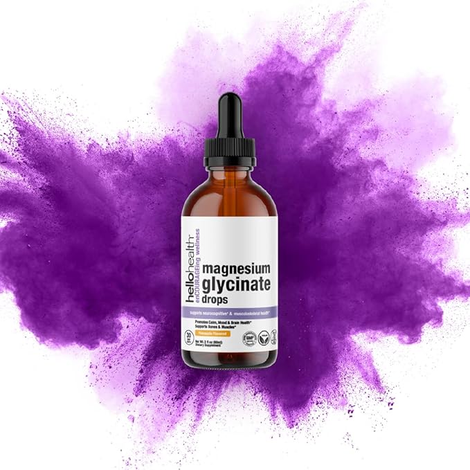 Magnesium Glycinate Liquid Magnesium Supplement Women, Men & Kids – Magnesium Bisglycinate 100 mg for Natural Calm, Muscle Recovery, Joint Support – Magnesium Liquid Vitamins, 30 Days Pineapple Flavor