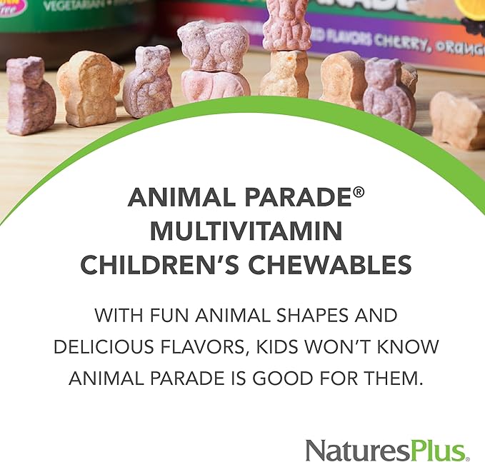 Nature's Plus - Animal Parade Children's Chewable Multi - Grape Flavor, 180 count