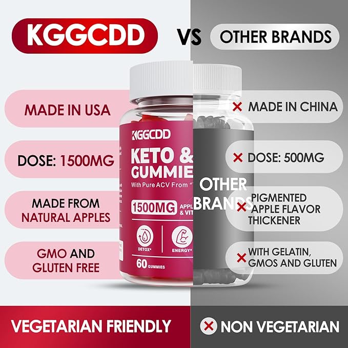 2 Pack Keto ACV Gummies Advanced Formula 1500MG Keto Gummies Apple Cider Vinegar Formulated with Pomegranate Beet Juice Powder B12 120 Gummys