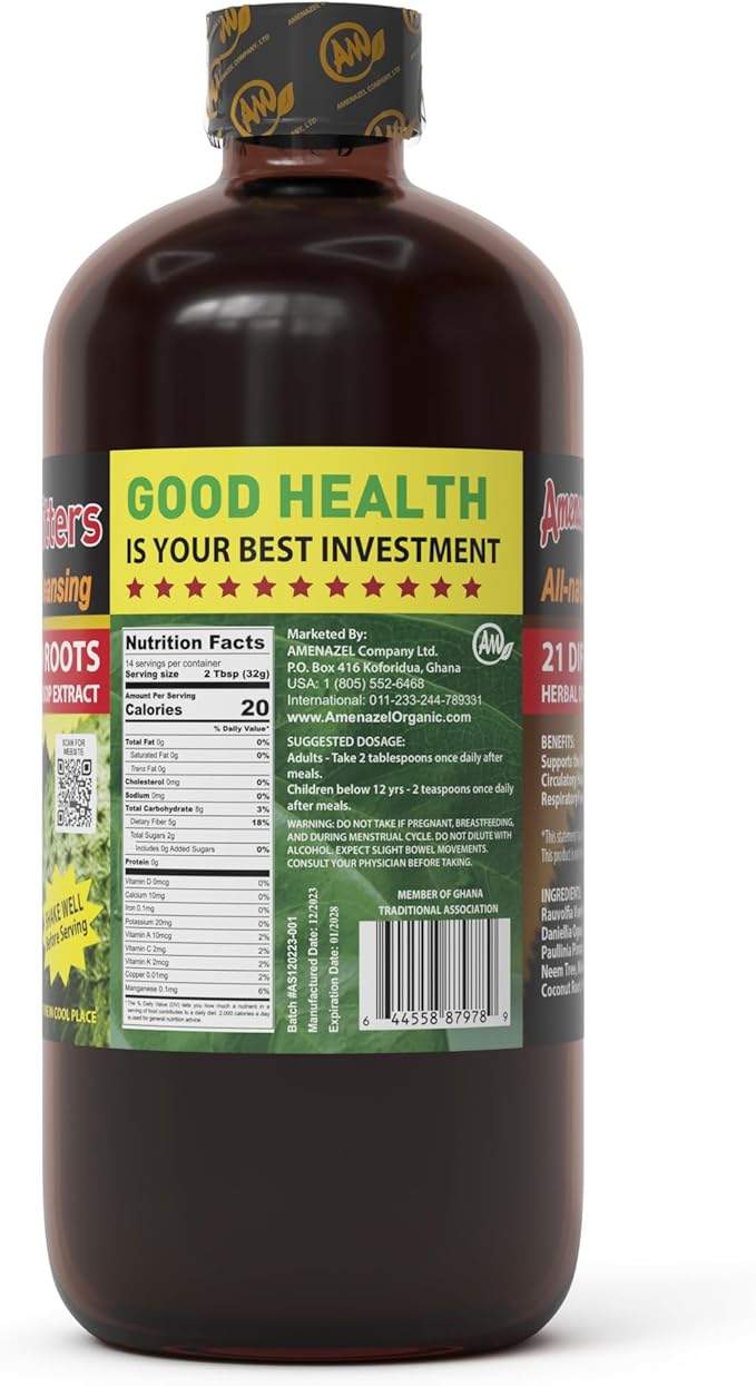 Amenazel Soursop Bitters,Liquid, 16oz
