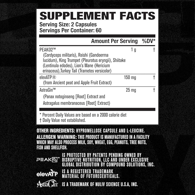 Jacked Factory Build-XT Daily Muscle Builder & Performance Enhancer - Muscle Building Supplement for Muscular Strength & Growth | Trademarked Ingredients Peak02, ElevATP, & Astragin - 120 Veggie Pills