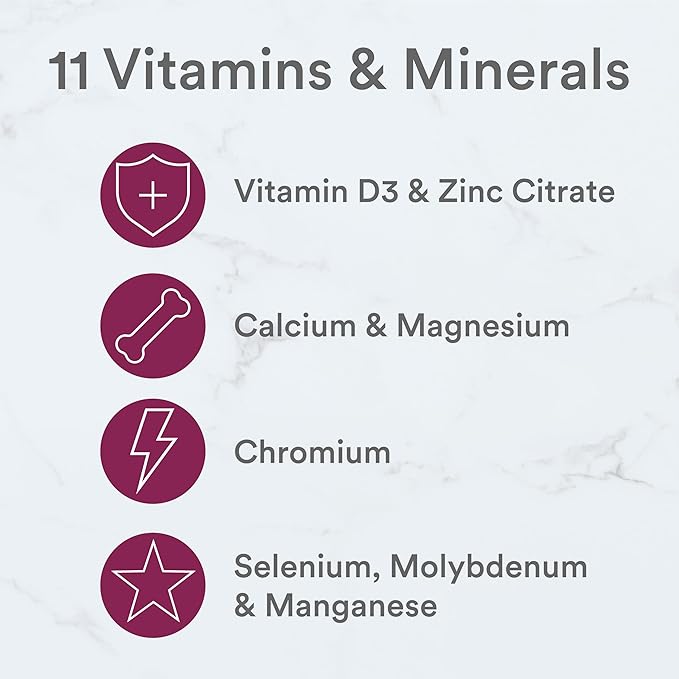 SmartyPants Kids Mineral Chews: Magnesium Citrate & Calcium Supplement with Vitamin D3, Vitamin C, Vitamin K2, Zinc & Selenium for Immune Support, 60 Count (30 Day Supply)