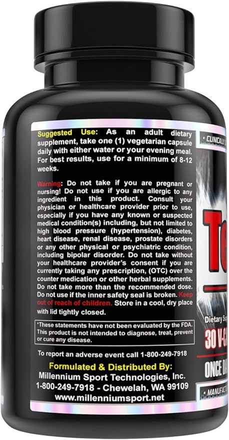 MST Testofen, Fenugreek Seed Extract, Standardized to 50% Fenuside™, 600mg, 30 Count, BSCG Certified Drug Free