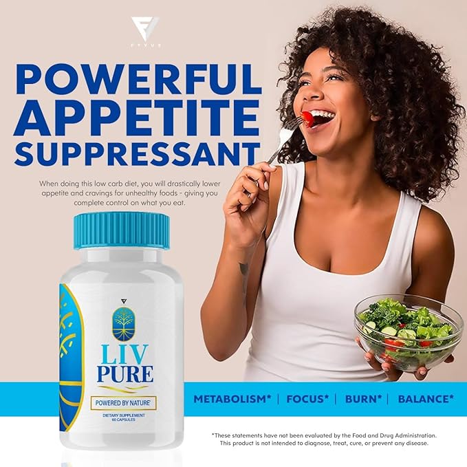 Fyvus (3 Pack) Liv Pure Capsules Liver Detox Weight Loss Pills, LivPure Supplement - Live Cleanse Product Supplements, LivePure Diet Hydration Reviews Pur Health Support (180 Capsules)