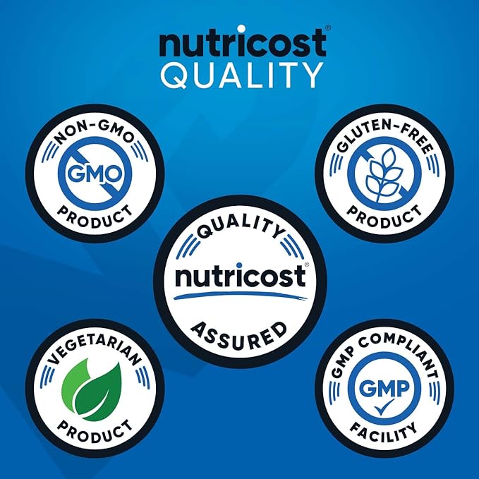 Nutricost EAA Powder 30 Servings (Unflavored) - Essential Amino Acids - Non-GMO, Gluten Free, Vegetarian Friendly