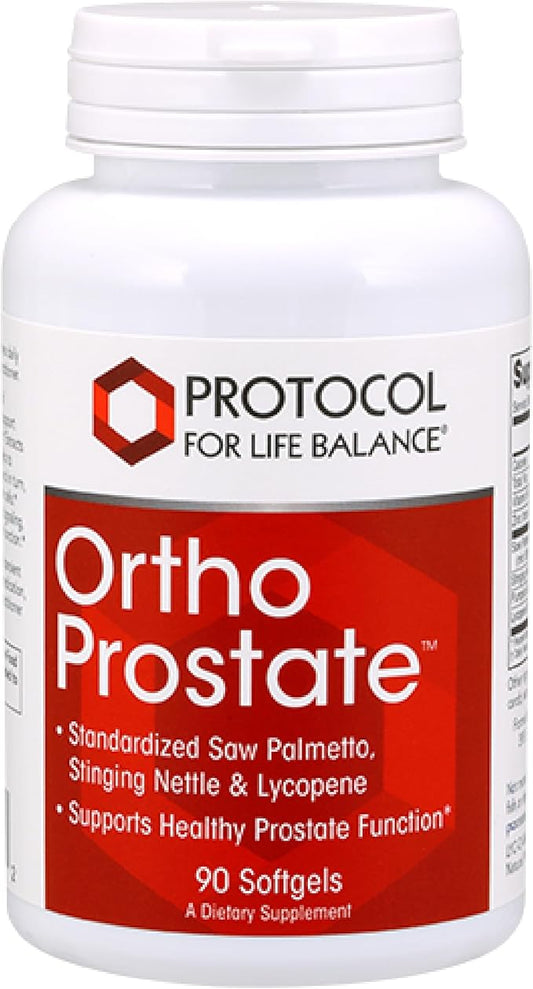 Protocol Ortho Prostate - Men's Prostate Health Supplement* - with Saw Palmetto Extract, Stinging Nettle Extract & Zinc Gluconate - 90 Softgels